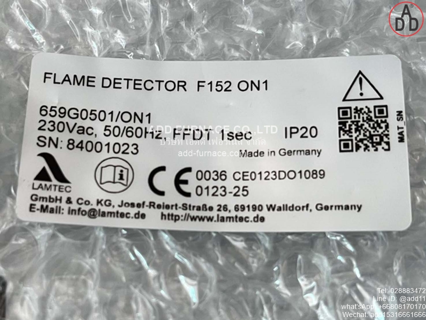 Flame Detector F152 ON1 (2)